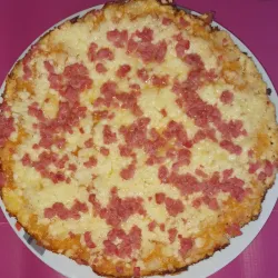 Pizza de Jamón y Queso Criollo 