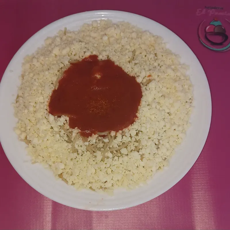 Spaguetis de Queso Criollo 