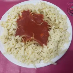 Spaguetis de Queso Gouda