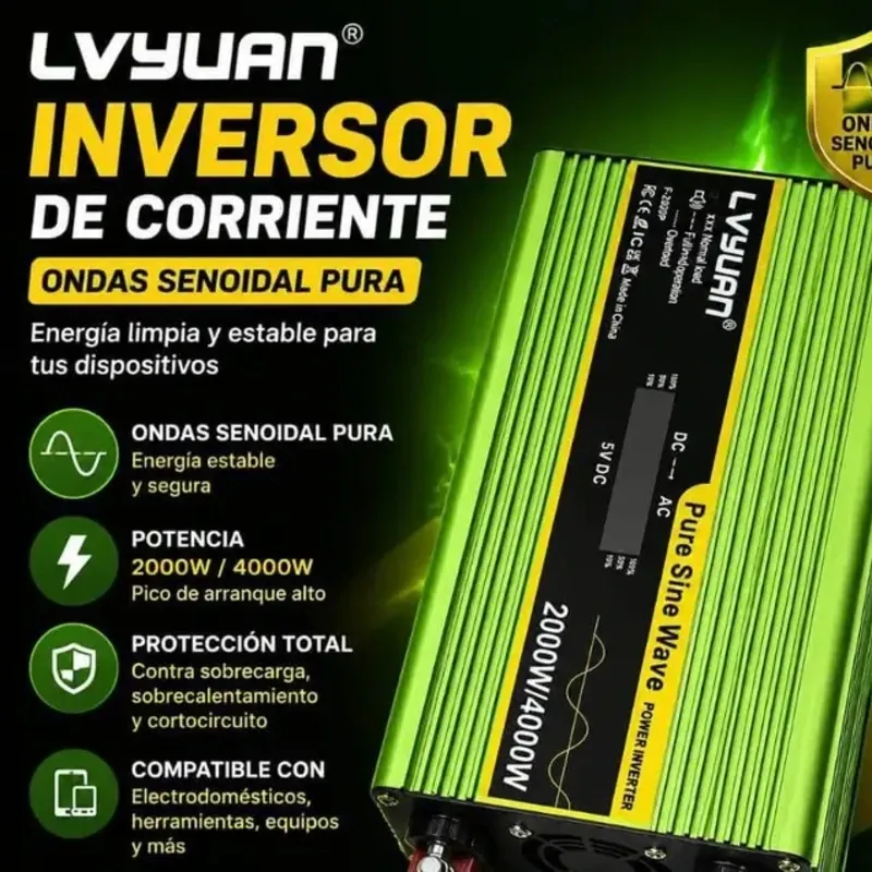 Inversor Lvyuan 2000P