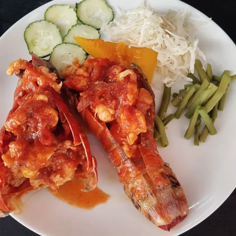 Langosta enchilada 