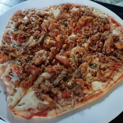 Pizza de cangrejo 