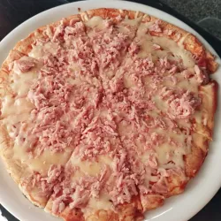 Pizza de jamón 