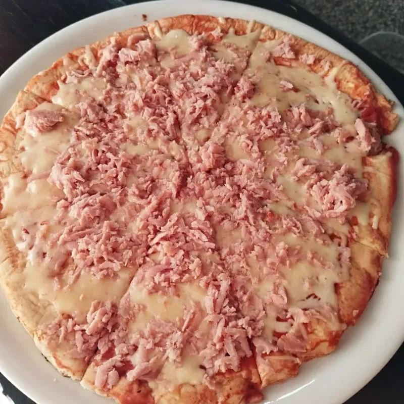 Pizza de jamón 