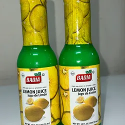 Zumo de limón badia 