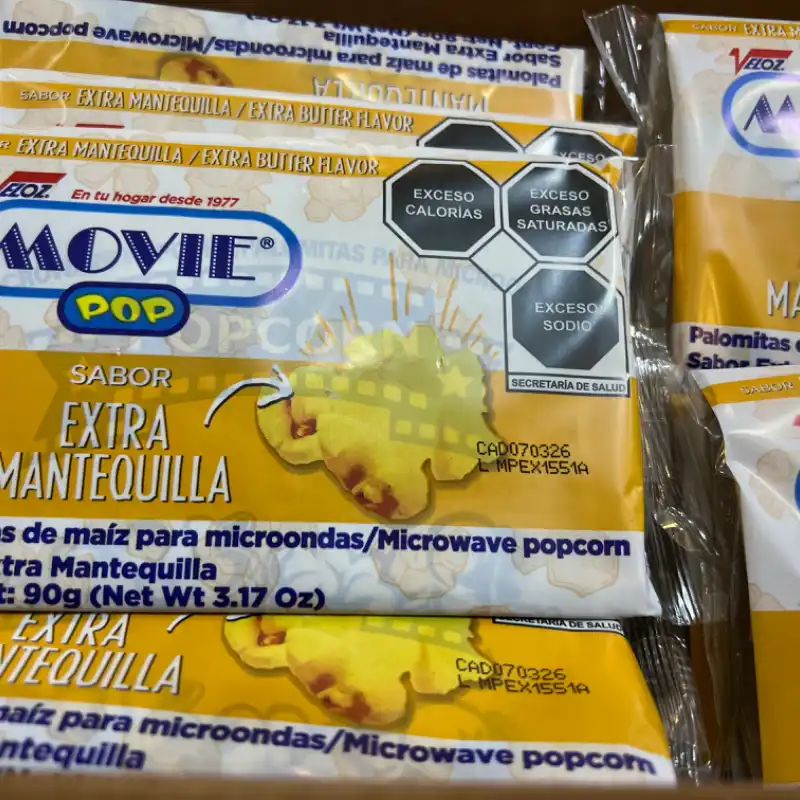 Palomitas de maíz de mantequilla 