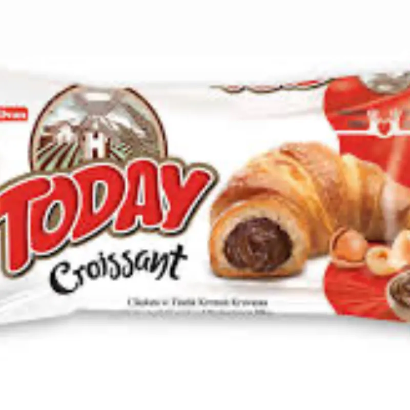 Croissant relleno de chocolate 