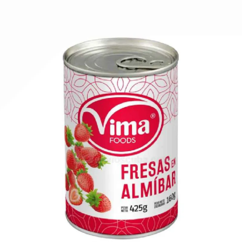 Fresas en almíbar 