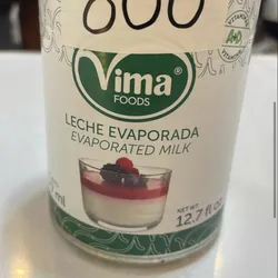 Leche evaporada 