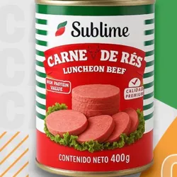 Lata de carne de res