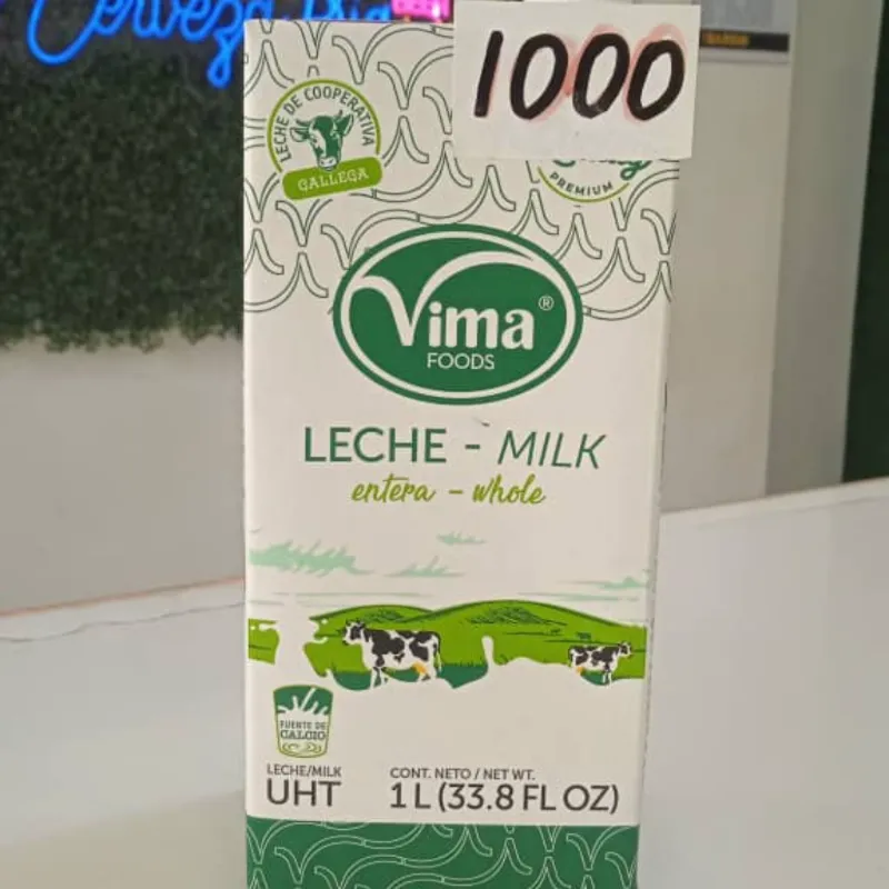 Leche entera líquida 