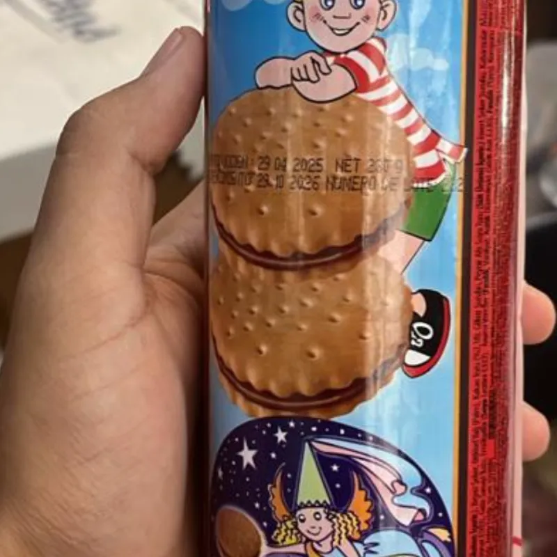 Galletas con crema de chocolate 