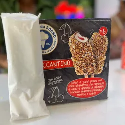 Paleticas rellenas de fresa