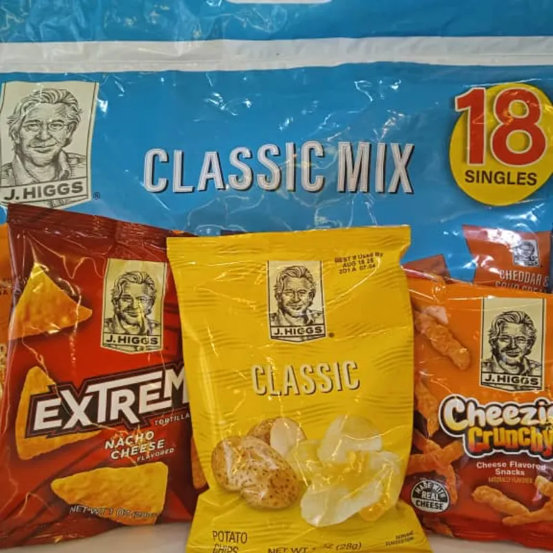 Papas pequeñas de distintos sabores 