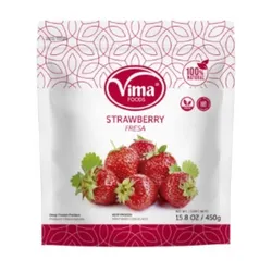Paquete de fresas congeladas