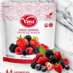 Paquete de frutos rojos congelados