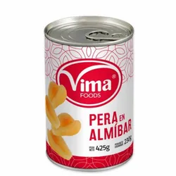 Peras en almíbar 