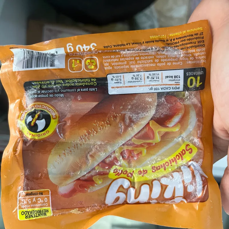 Salchichas 340g (10u)