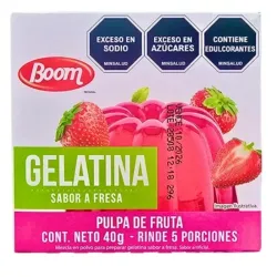 GELATINA SABOR FRESA