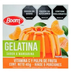 GELATINA SABOR MANDARINA
