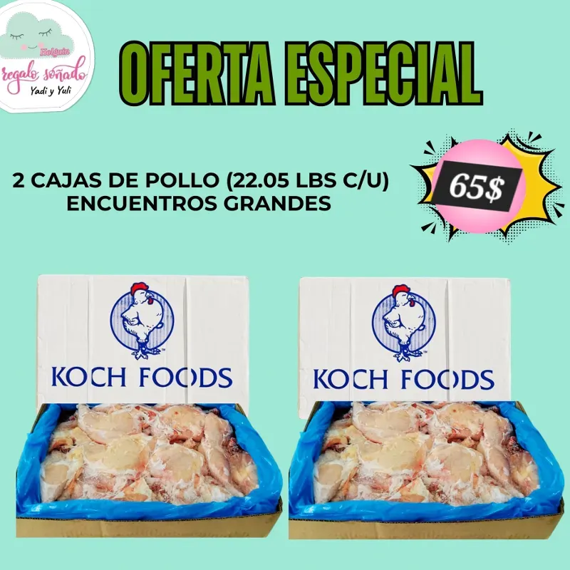 2 caja de pollo 🍗 🐥 