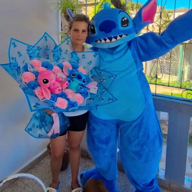 3D Ramo de 💙Stitch y Angela🩷 