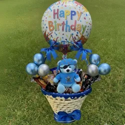 💙 Cesta con Peluche 💙