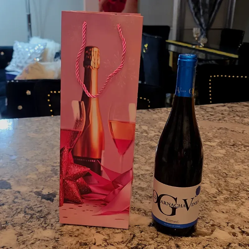 Botella con Bolsa de Regalo 🎁 
