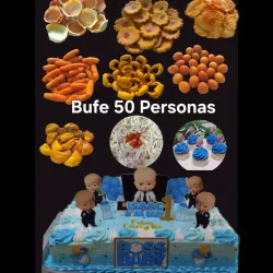 Bufe para 50 Personas 🥯🎂🧁🍩