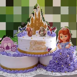 Cake 3 panetelas 💜💜💜