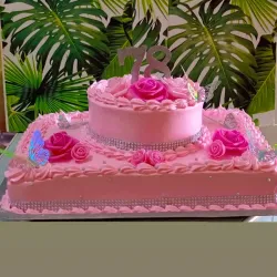 Cake grande de 2 pisos 