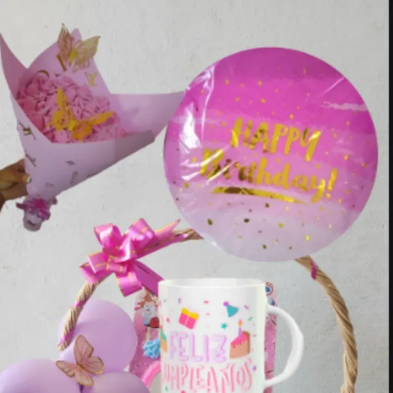 Cesta sorpresa con todo 🩷😍🎁