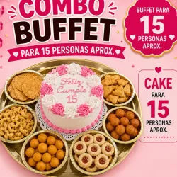 Combo 15 personas 🎂🥯