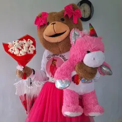 Entrega d peluches grandes 😍🐻