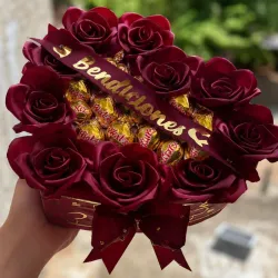 Hermosa caja de chocolates