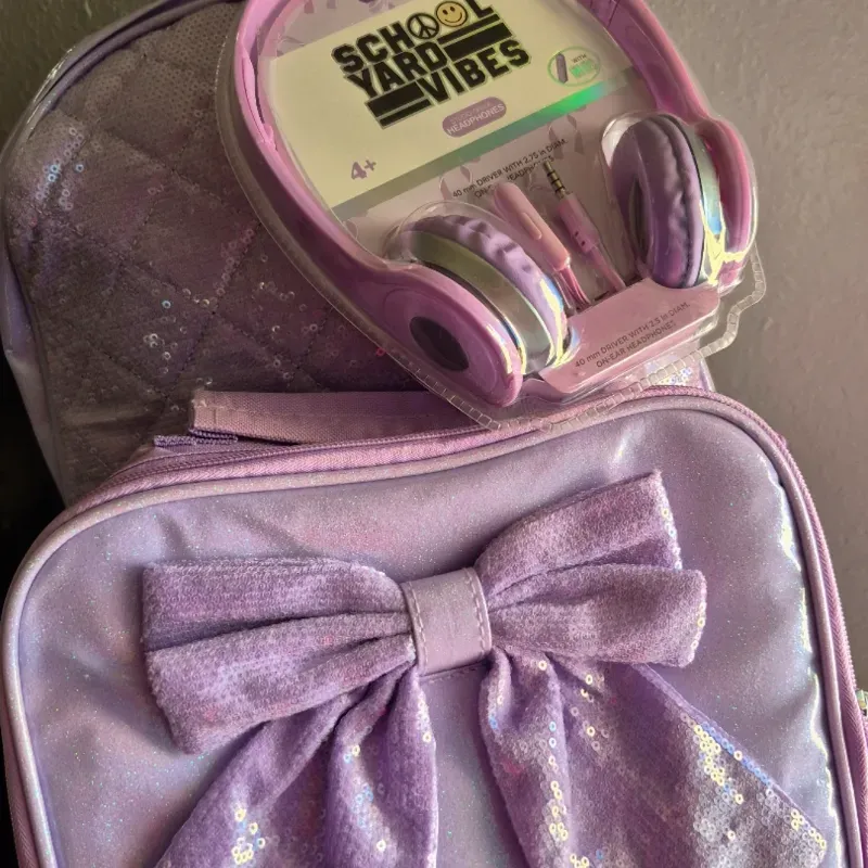 💜 Hermosa mochila 💜 3 piezas 
