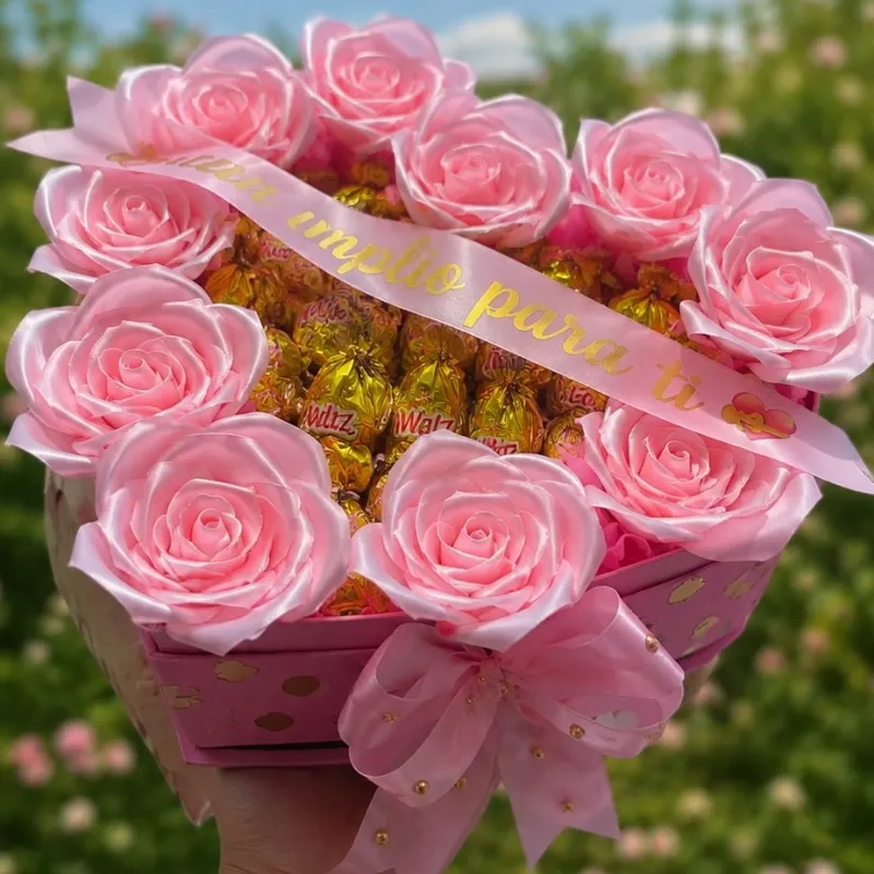 Hermoso set flores y chocolates 😍