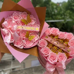 Hermoso set flores y chocolates 😍