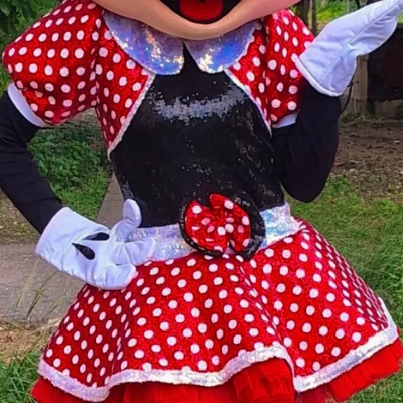 ❤️Minnie con vestido especial de lentejuela 