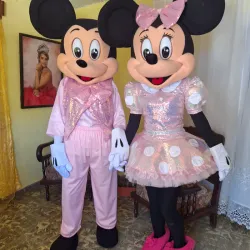 🩷🩷Minnie Mouse y Mickey rosado 🩷🩷