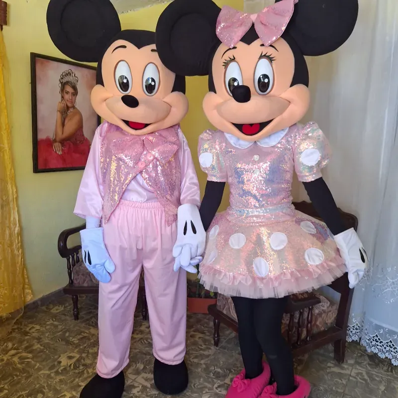 🩷🩷Minnie Mouse y Mickey rosado 🩷🩷