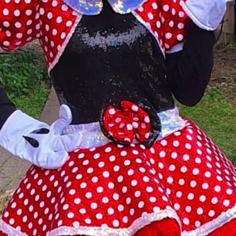 ❤️Minnie y Mickey Ropa especial de lentejuela 😍