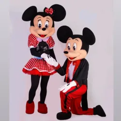 ❤️Minnie y Mickey Ropa especial de lentejuela 😍