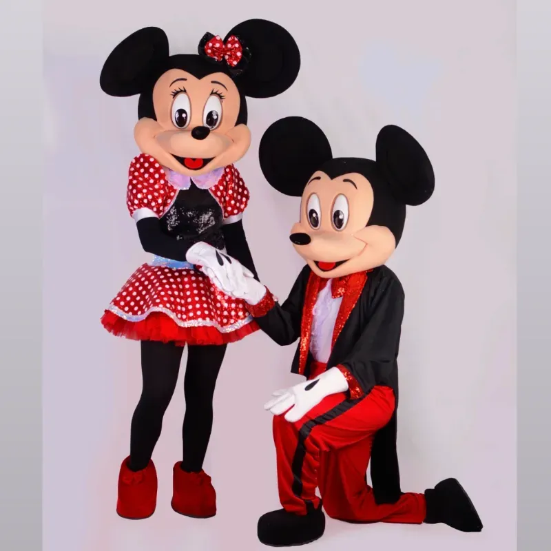 ❤️Minnie y Mickey Ropa especial de lentejuela 😍