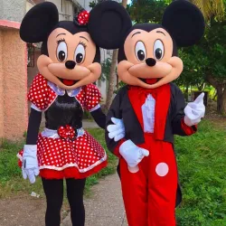 ❤️Minnie y Mickey Ropa especial de lentejuela 😍