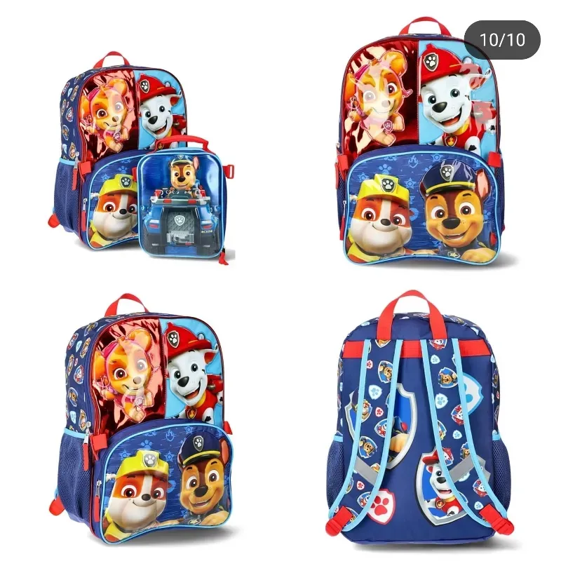 🐶Mochila con utensilio escolar 🐶