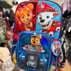 🐶Mochila con utensilio escolar 🐶