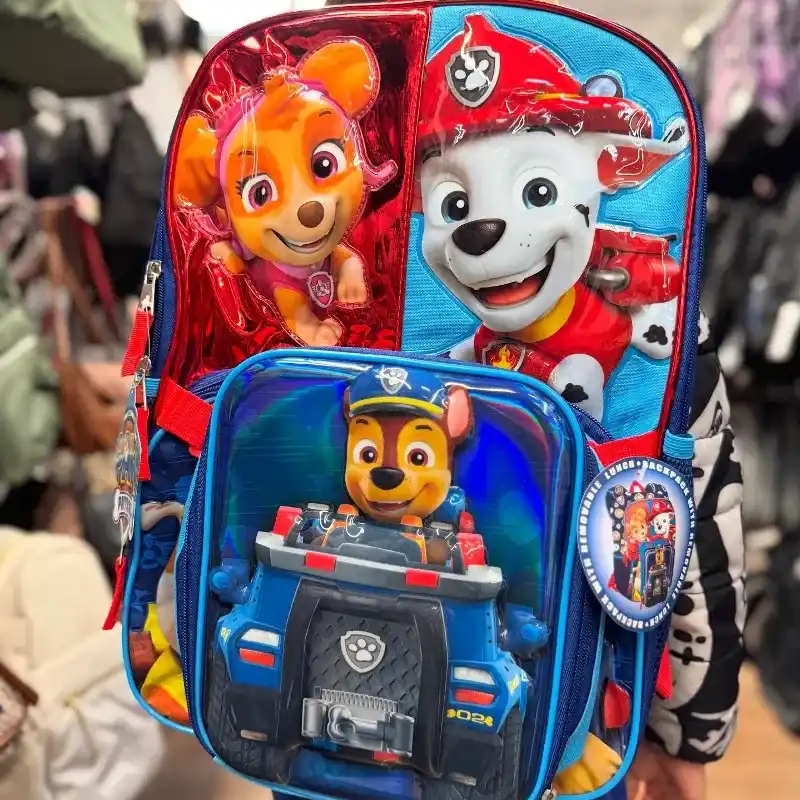 🐶Mochila con utensilio escolar 🐶
