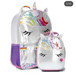 🦄Mochila y utensilios escolar🦄