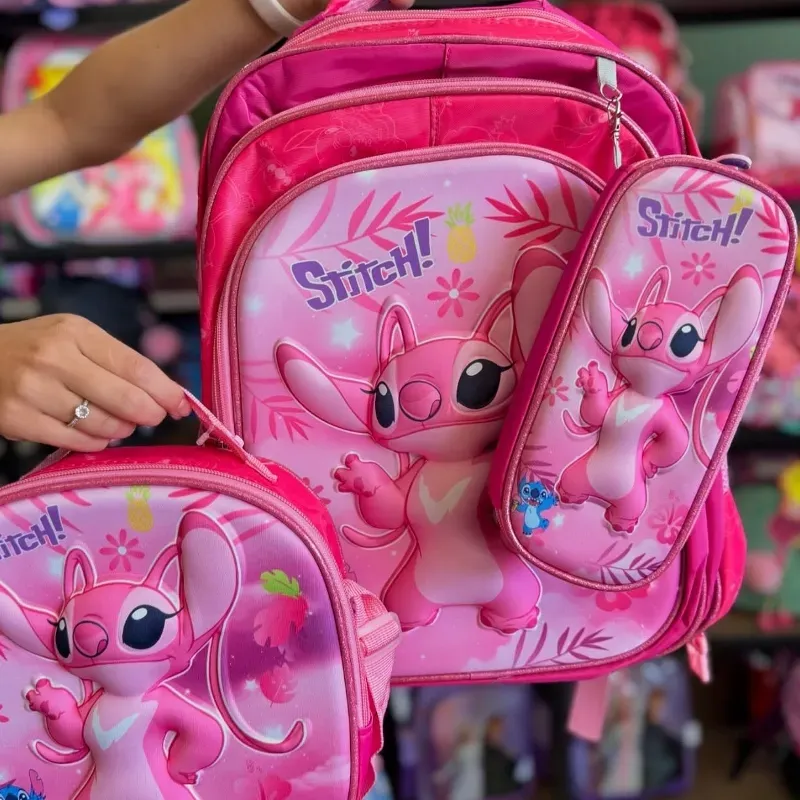 Mochilas set de 3 piezas🩷🩷🩷🩷 